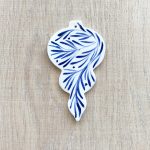 Porcelain Bauble - Vintage Shape