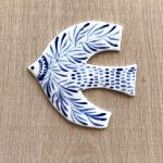 Porcelain Bird - Light leaves